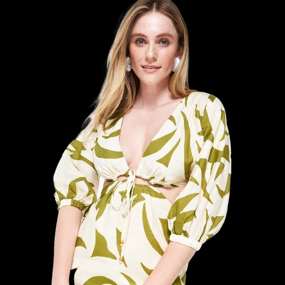 NWT Cala de la Cruz Flora Ilana Cut-Out Minidress - Picture 1 of 13